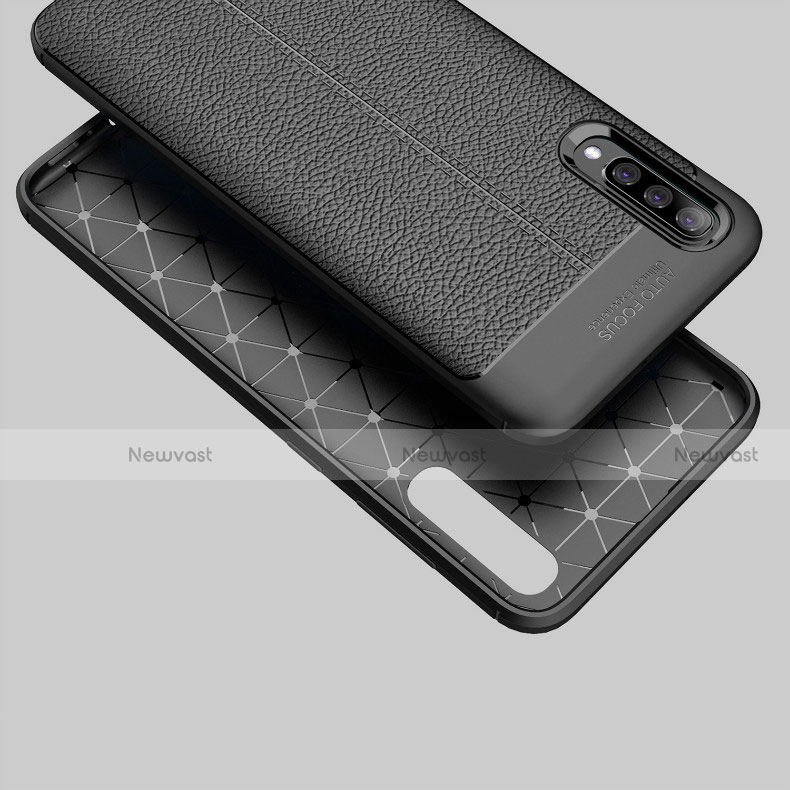 Soft Silicone Gel Leather Snap On Case Cover H01 for Samsung Galaxy A70