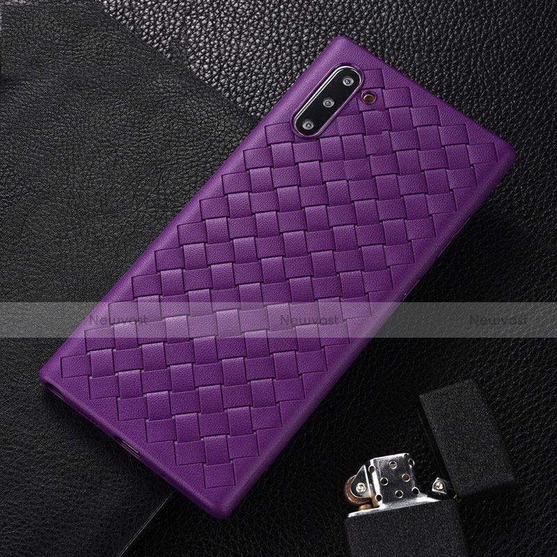 Soft Silicone Gel Leather Snap On Case Cover H01 for Samsung Galaxy Note 10 5G