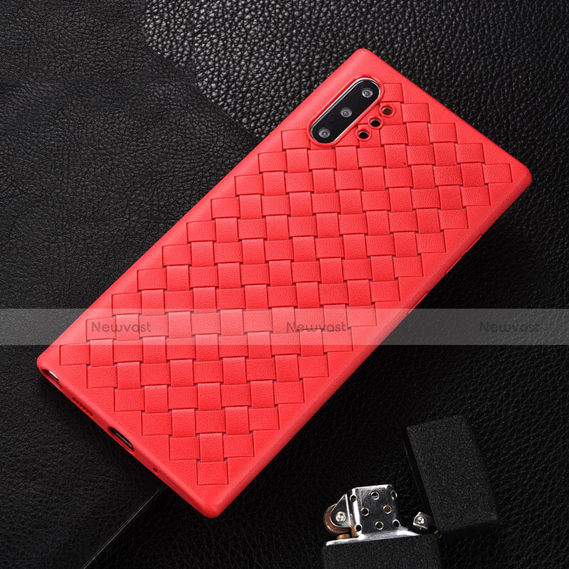 Soft Silicone Gel Leather Snap On Case Cover H01 for Samsung Galaxy Note 10 Plus 5G