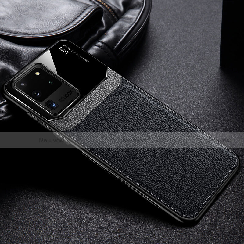 Soft Silicone Gel Leather Snap On Case Cover H01 for Samsung Galaxy S20 Ultra 5G