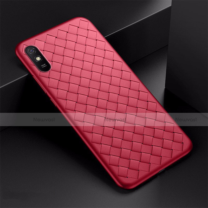 Soft Silicone Gel Leather Snap On Case Cover H01 for Xiaomi Redmi 9AT