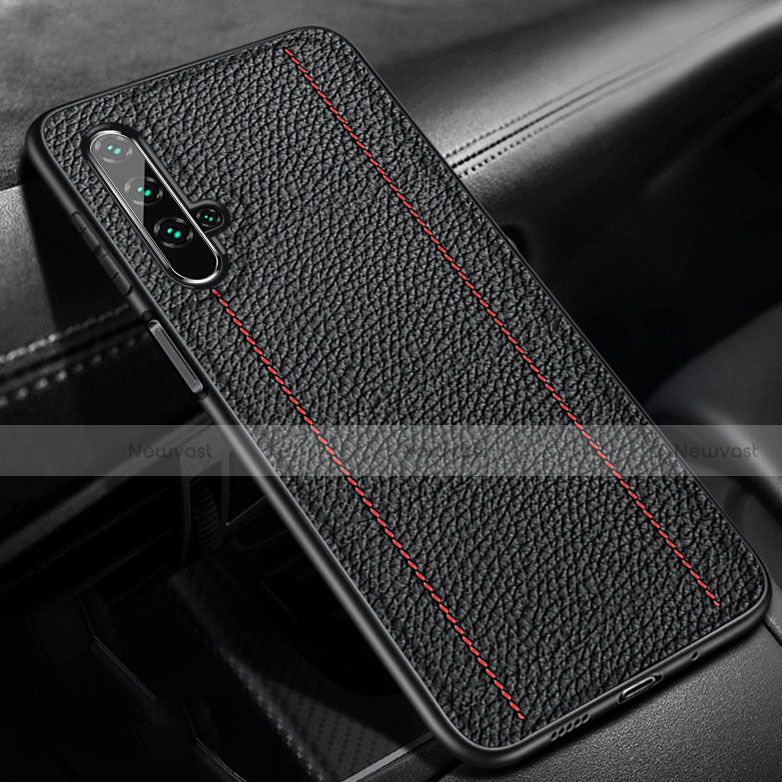 Soft Silicone Gel Leather Snap On Case Cover H02 for Huawei Honor 20