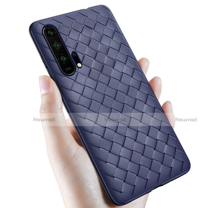 Soft Silicone Gel Leather Snap On Case Cover H02 for Huawei Honor 20 Pro