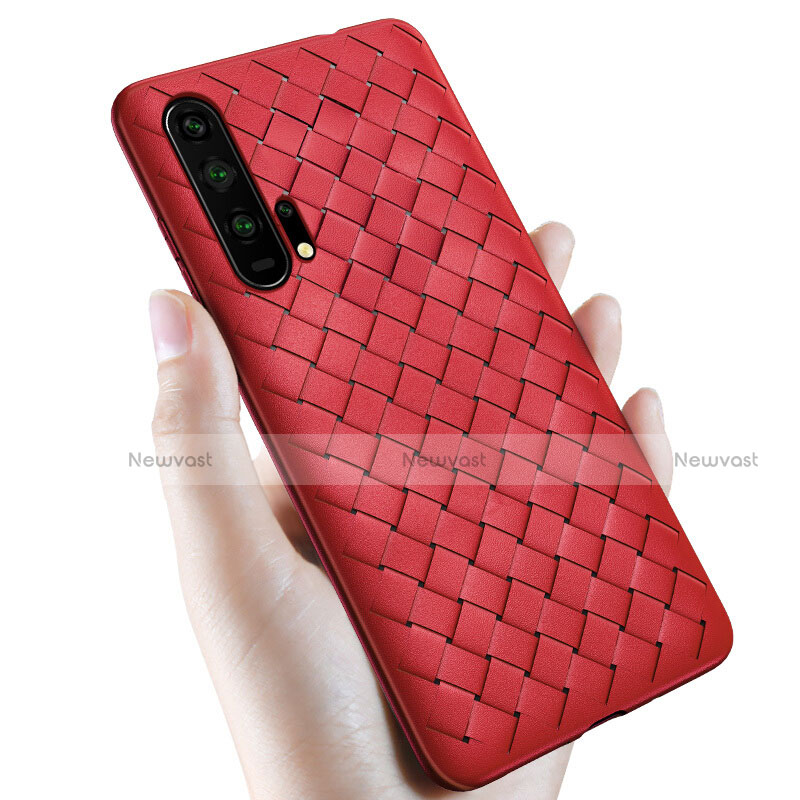 Soft Silicone Gel Leather Snap On Case Cover H02 for Huawei Honor 20 Pro