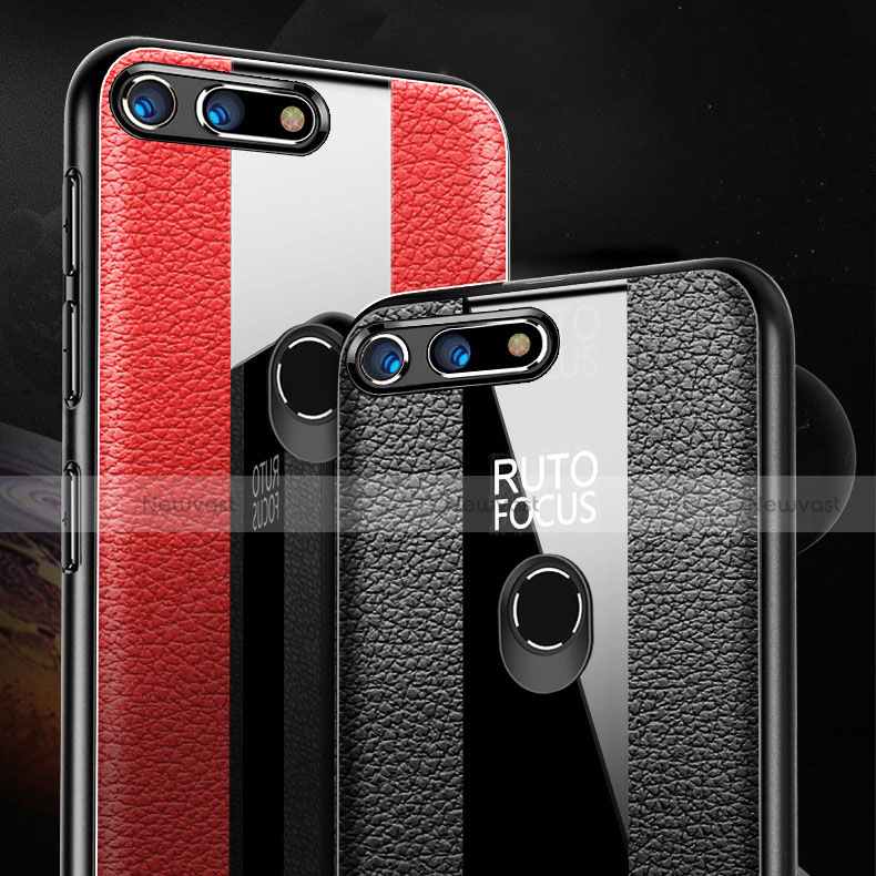 Soft Silicone Gel Leather Snap On Case Cover H02 for Huawei Honor V20