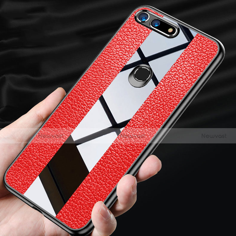 Soft Silicone Gel Leather Snap On Case Cover H02 for Huawei Honor V20