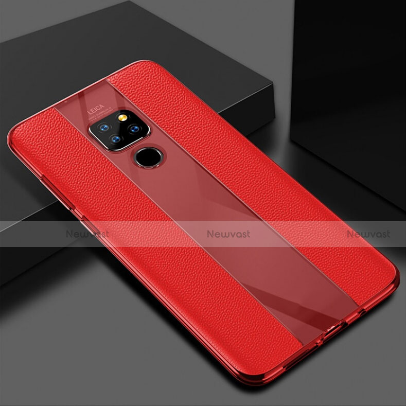 Soft Silicone Gel Leather Snap On Case Cover H02 for Huawei Mate 20