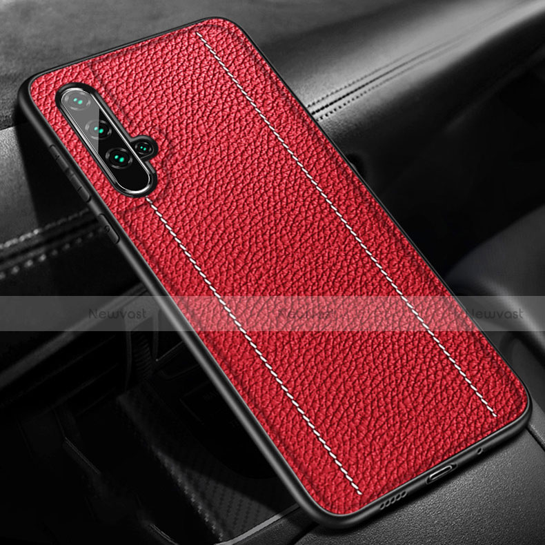 Soft Silicone Gel Leather Snap On Case Cover H02 for Huawei Nova 5T