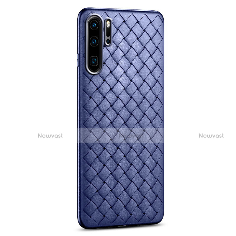 Soft Silicone Gel Leather Snap On Case Cover H02 for Huawei P30 Pro