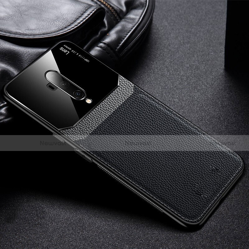 Soft Silicone Gel Leather Snap On Case Cover H02 for OnePlus 7T Pro