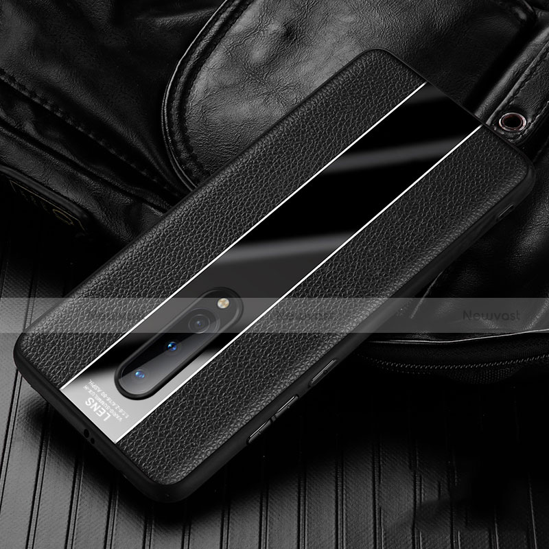 Soft Silicone Gel Leather Snap On Case Cover H02 for OnePlus 8