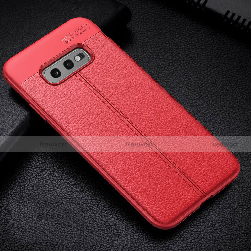 Soft Silicone Gel Leather Snap On Case Cover H02 for Samsung Galaxy S10e