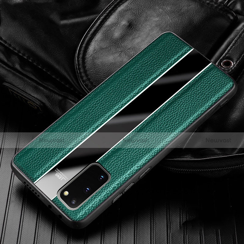 Soft Silicone Gel Leather Snap On Case Cover H02 for Samsung Galaxy S20