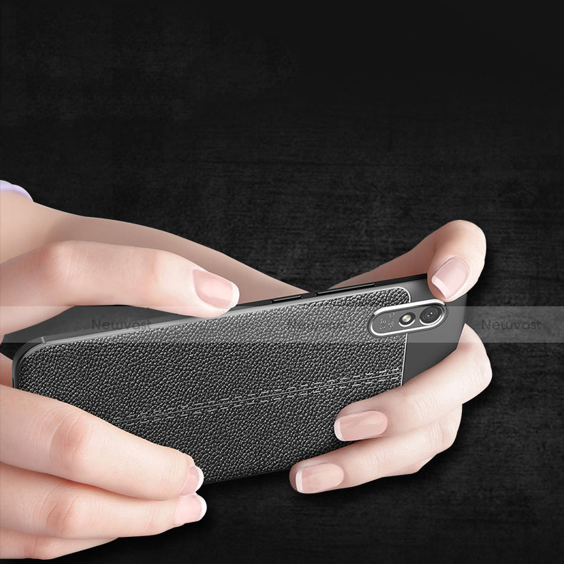 Soft Silicone Gel Leather Snap On Case Cover H02 for Xiaomi Redmi 9i