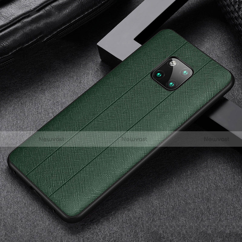 Soft Silicone Gel Leather Snap On Case Cover H03 for Huawei Mate 20 Pro