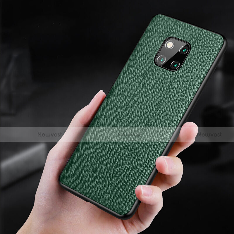 Soft Silicone Gel Leather Snap On Case Cover H03 for Huawei Mate 20 Pro