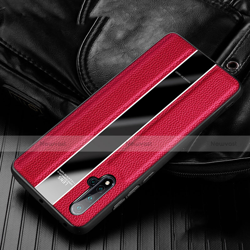 Soft Silicone Gel Leather Snap On Case Cover H03 for Huawei Nova 5
