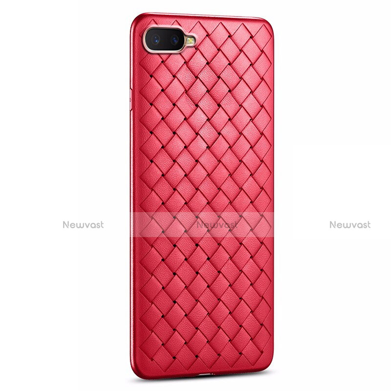 Soft Silicone Gel Leather Snap On Case Cover H03 for Oppo R15X