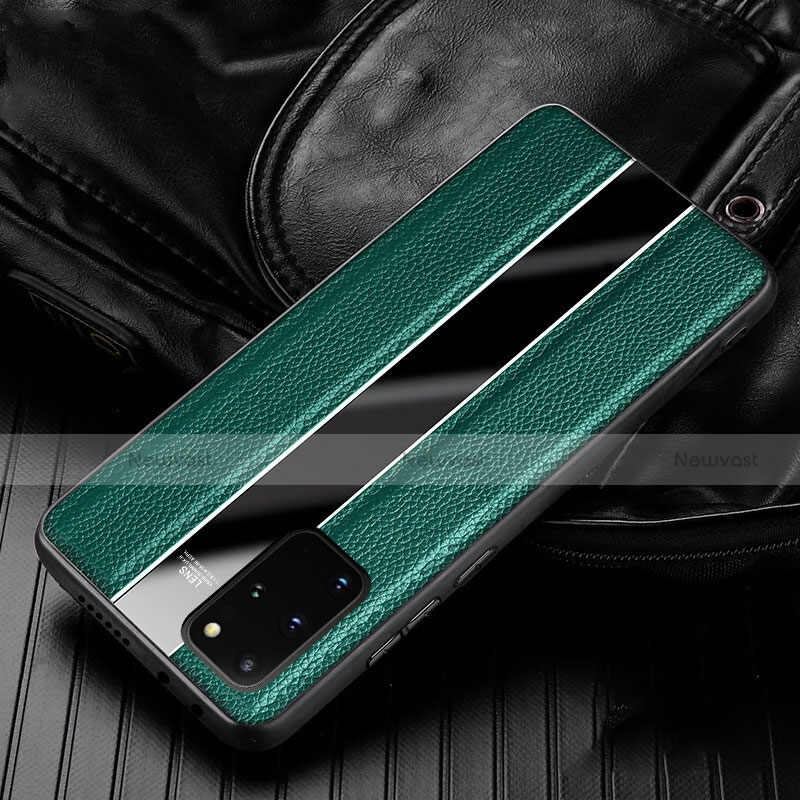 Soft Silicone Gel Leather Snap On Case Cover H03 for Samsung Galaxy S20 Plus 5G