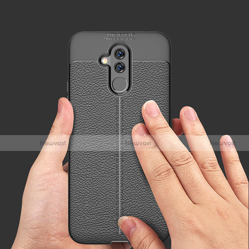 Soft Silicone Gel Leather Snap On Case Cover H04 for Huawei Mate 20 Lite