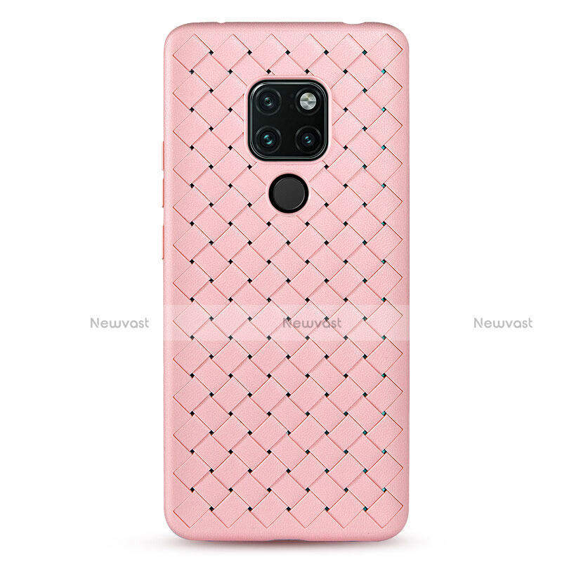 Soft Silicone Gel Leather Snap On Case Cover H04 for Huawei Mate 20 X 5G