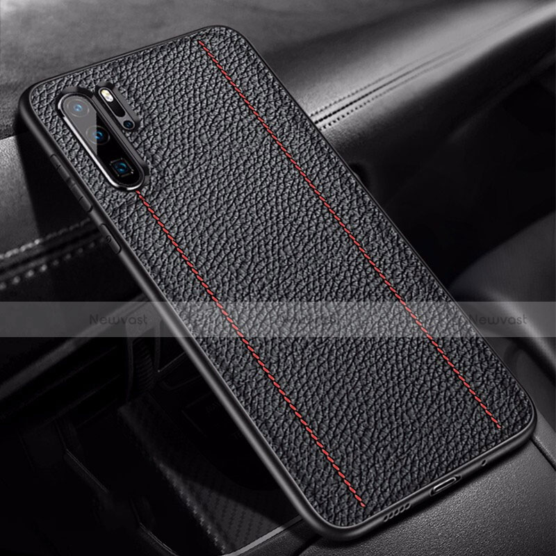 Soft Silicone Gel Leather Snap On Case Cover H04 for Huawei P30 Pro