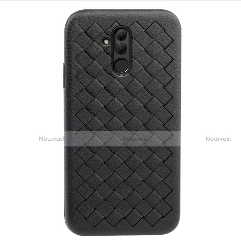 Soft Silicone Gel Leather Snap On Case Cover H05 for Huawei Mate 20 Lite