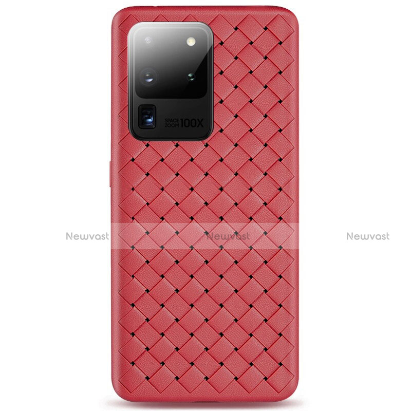 Soft Silicone Gel Leather Snap On Case Cover H05 for Samsung Galaxy S20 Ultra