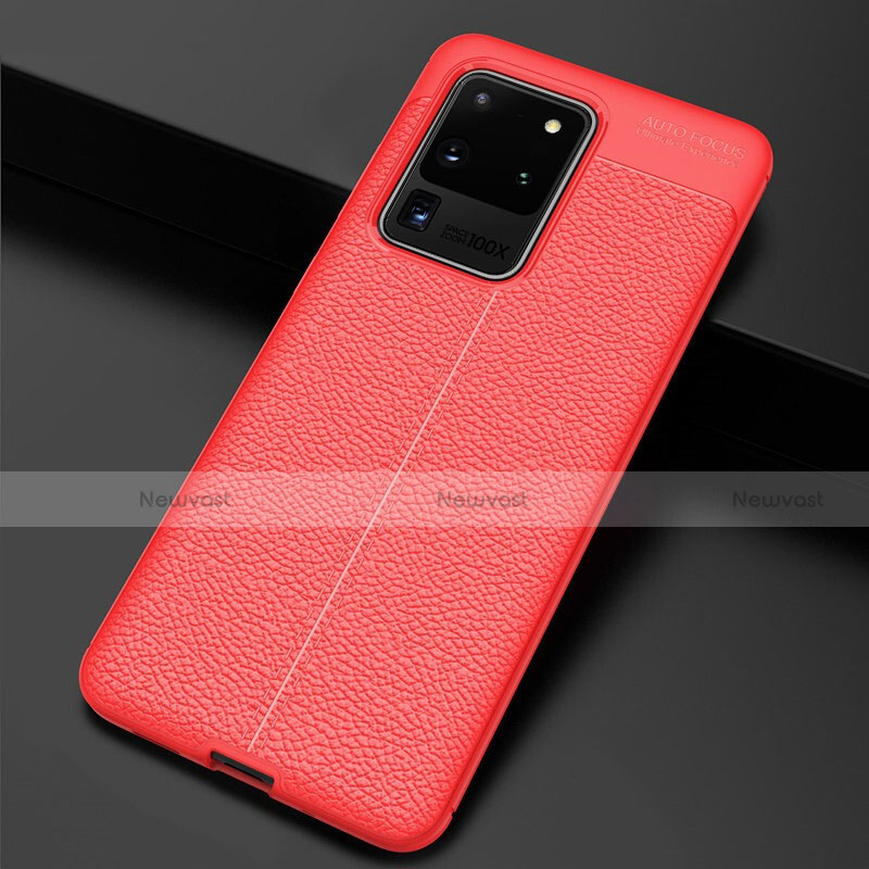 Soft Silicone Gel Leather Snap On Case Cover H06 for Samsung Galaxy S20 Ultra
