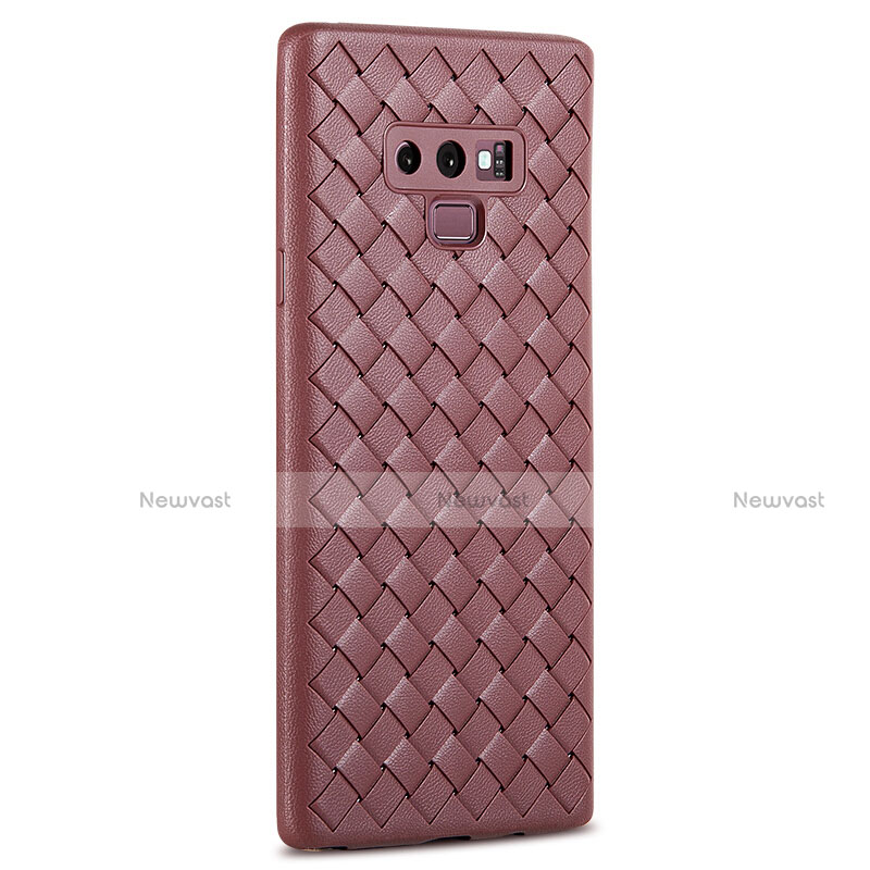 Soft Silicone Gel Leather Snap On Case Cover L01 for Samsung Galaxy Note 9