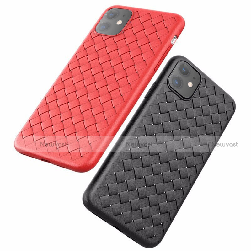 Soft Silicone Gel Leather Snap On Case Cover S01 for Apple iPhone 11