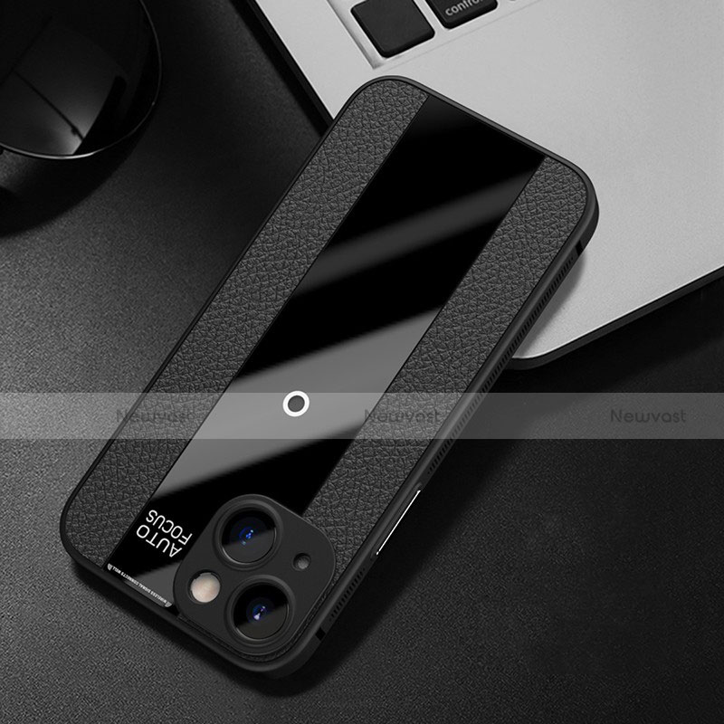 Soft Silicone Gel Leather Snap On Case Cover S01 for Apple iPhone 13 Mini