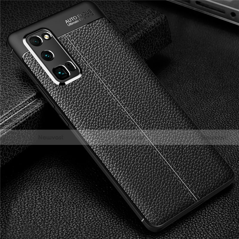 Soft Silicone Gel Leather Snap On Case Cover S01 for Huawei Honor 30 Pro