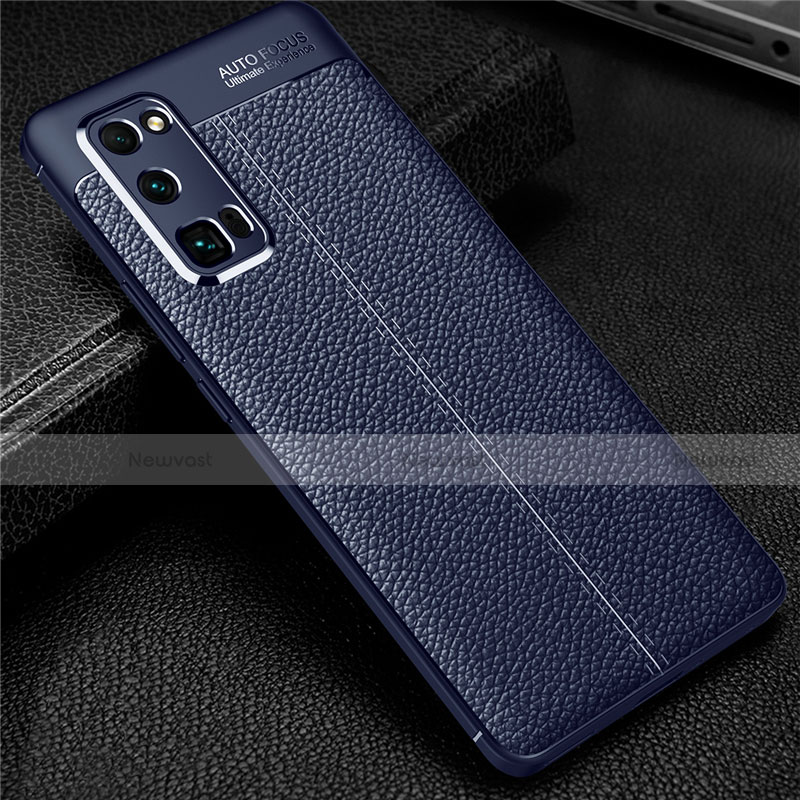 Soft Silicone Gel Leather Snap On Case Cover S01 for Huawei Honor 30 Pro+ Plus