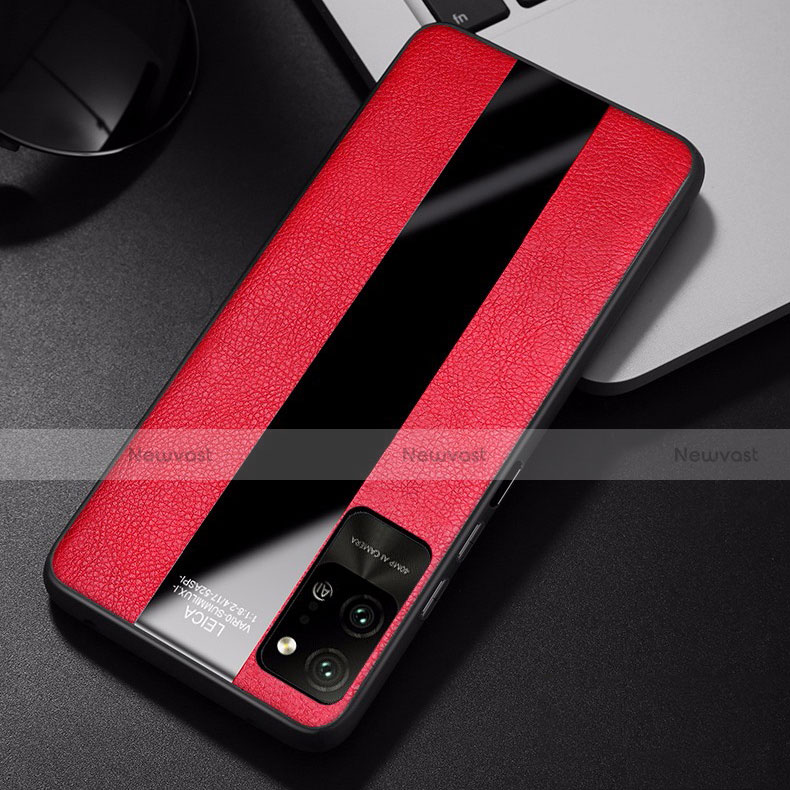 Soft Silicone Gel Leather Snap On Case Cover S01 for Huawei Honor Play4 Pro 5G