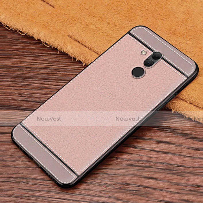 Soft Silicone Gel Leather Snap On Case Cover S01 for Huawei Mate 20 Lite