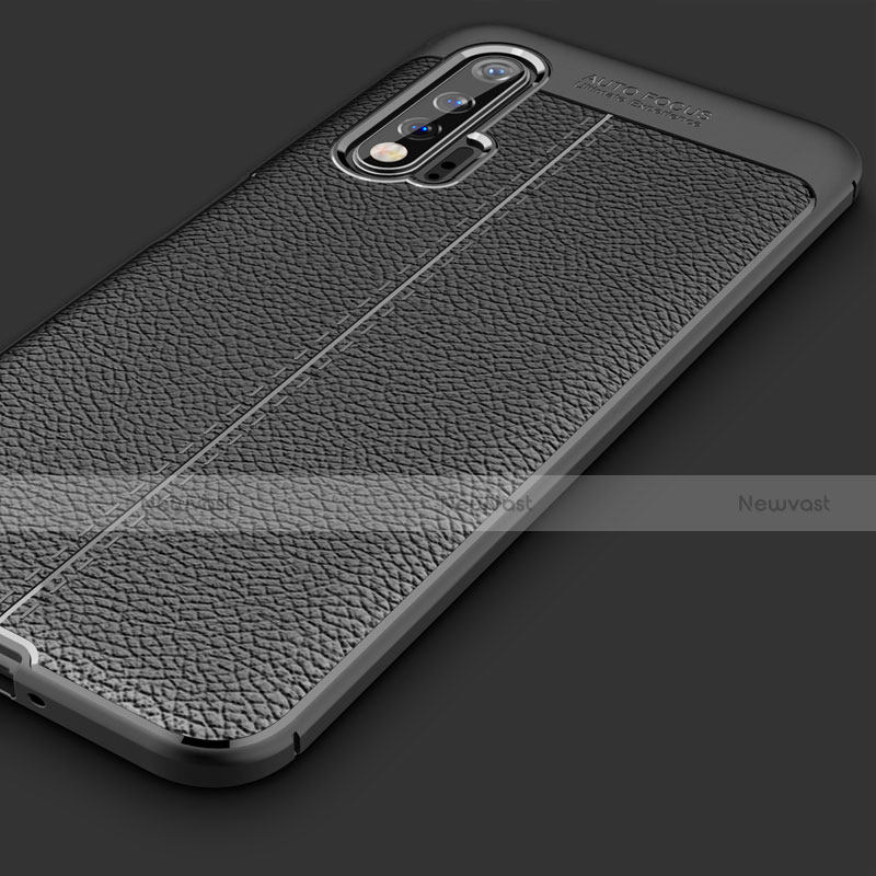 Soft Silicone Gel Leather Snap On Case Cover S01 for Huawei Nova 6