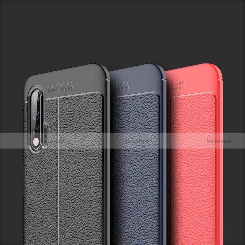 Soft Silicone Gel Leather Snap On Case Cover S01 for Huawei Nova 6