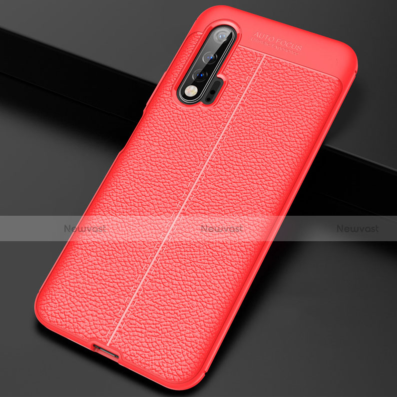 Soft Silicone Gel Leather Snap On Case Cover S01 for Huawei Nova 6 5G