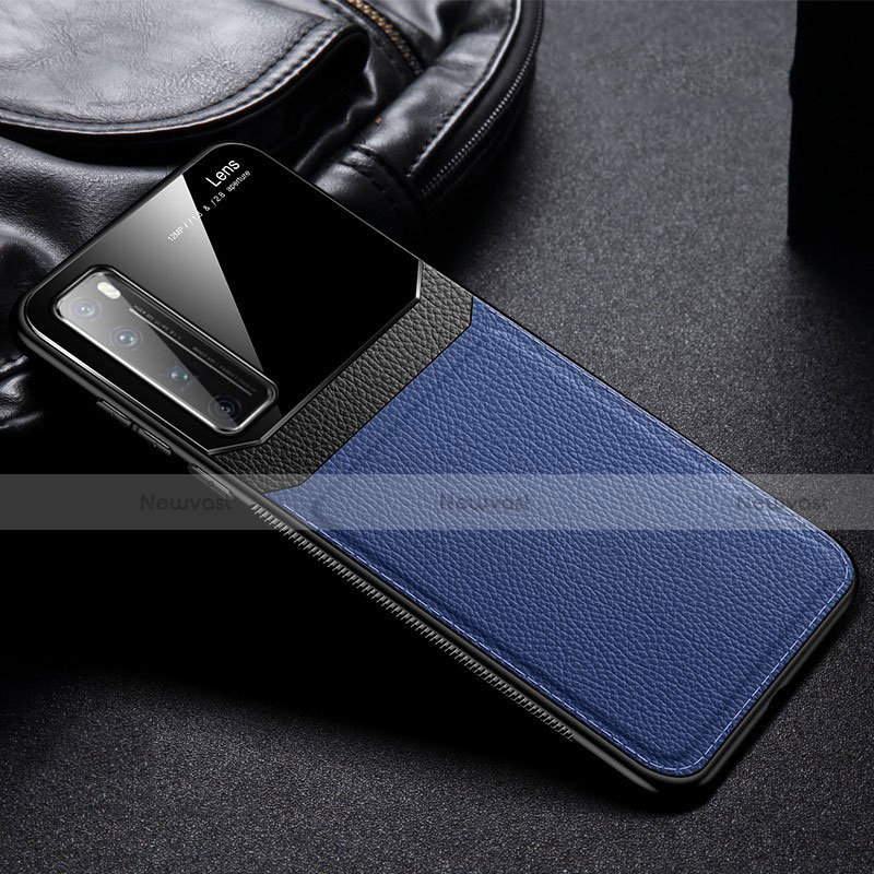 Soft Silicone Gel Leather Snap On Case Cover S01 for Huawei Nova 7 Pro 5G