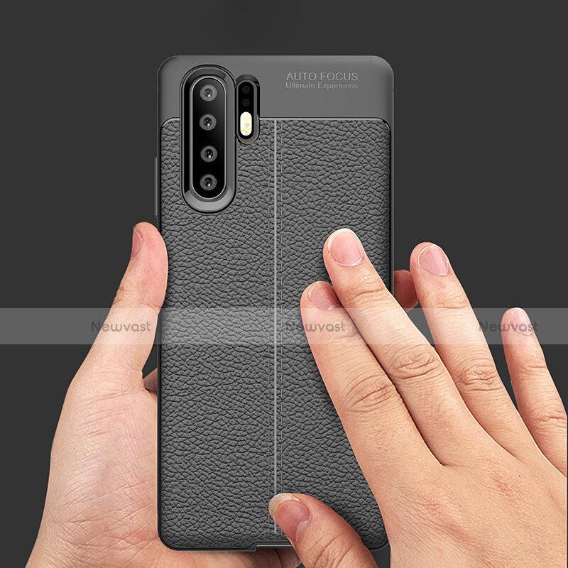 Soft Silicone Gel Leather Snap On Case Cover S01 for Huawei P30 Pro