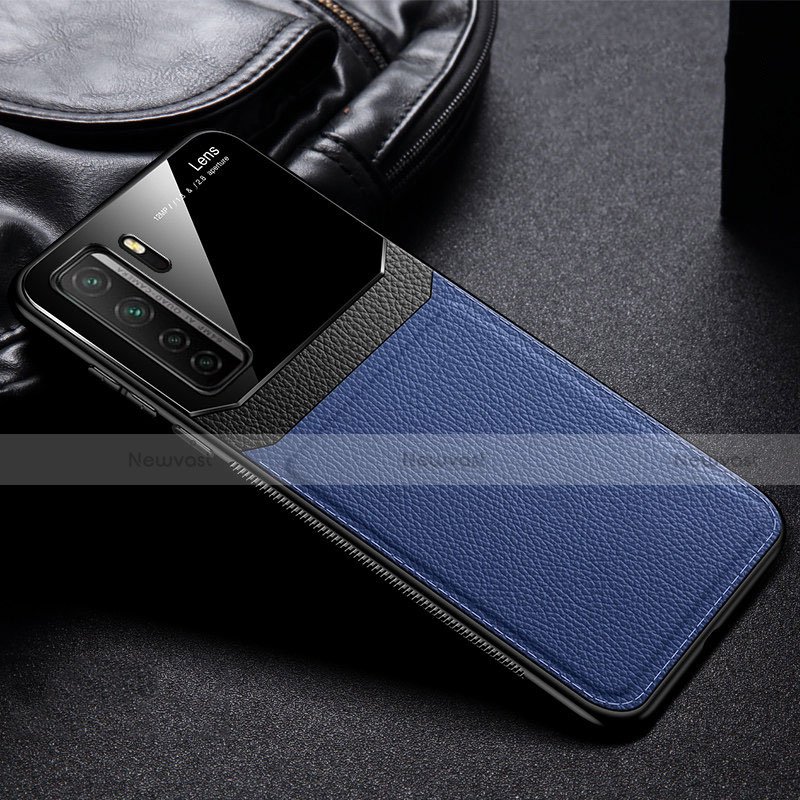 Soft Silicone Gel Leather Snap On Case Cover S01 for Huawei P40 Lite 5G