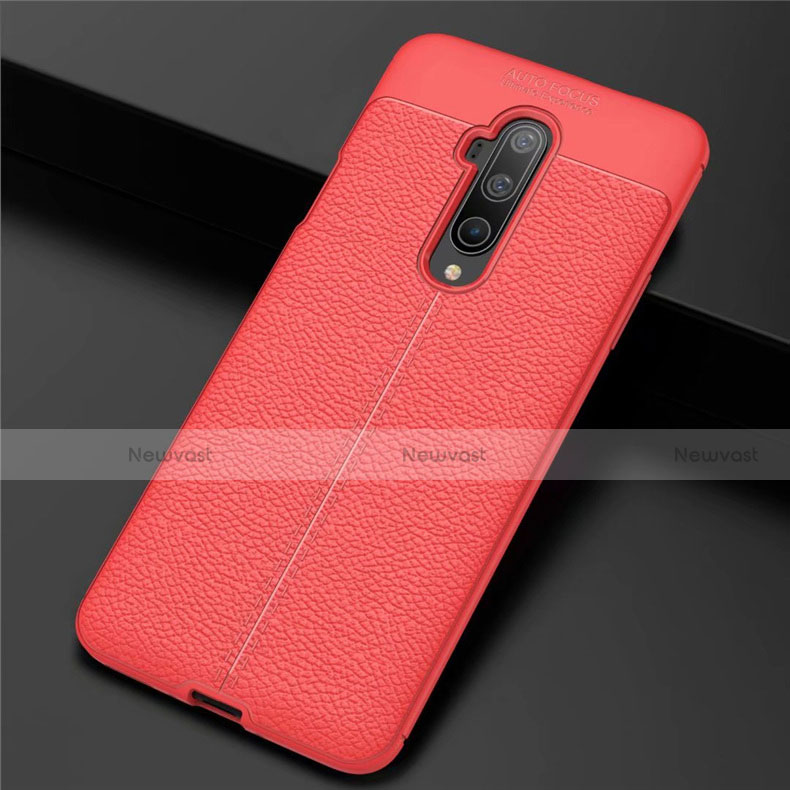 Soft Silicone Gel Leather Snap On Case Cover S01 for OnePlus 7T Pro 5G