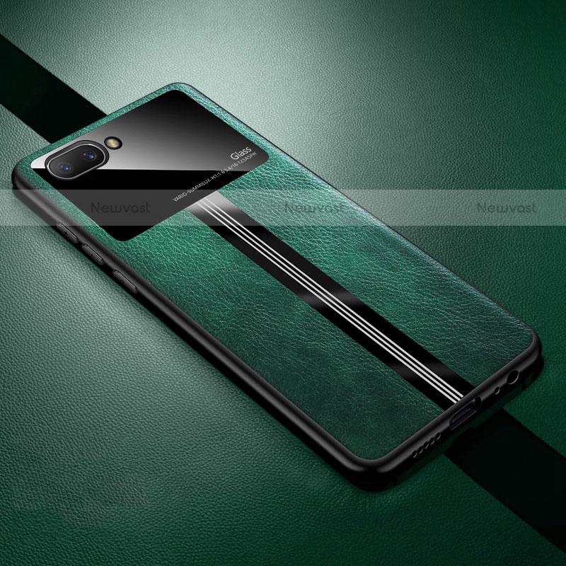 Soft Silicone Gel Leather Snap On Case Cover S01 for Oppo A12e