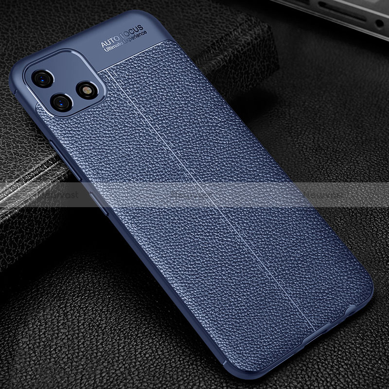 Soft Silicone Gel Leather Snap On Case Cover S01 for Oppo A16e