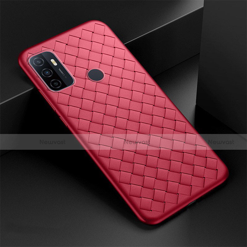 Soft Silicone Gel Leather Snap On Case Cover S01 for Oppo A32