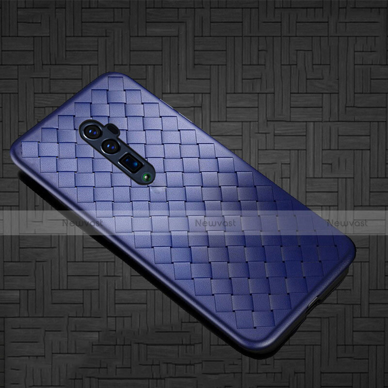 Soft Silicone Gel Leather Snap On Case Cover S01 for Oppo Reno 10X Zoom