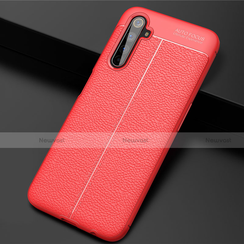 Soft Silicone Gel Leather Snap On Case Cover S01 for Realme 6 Pro