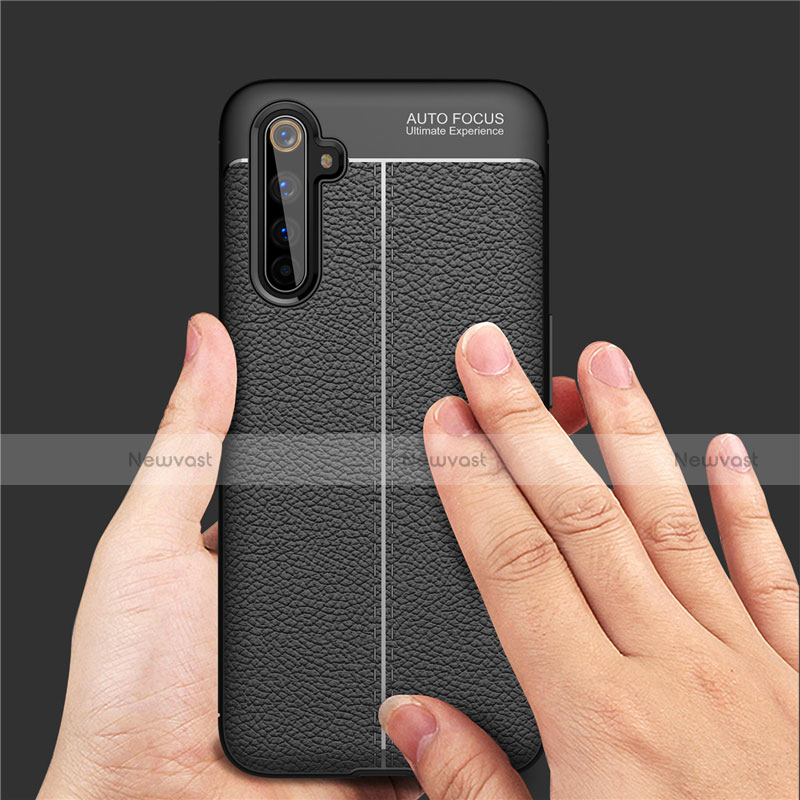 Soft Silicone Gel Leather Snap On Case Cover S01 for Realme 6 Pro