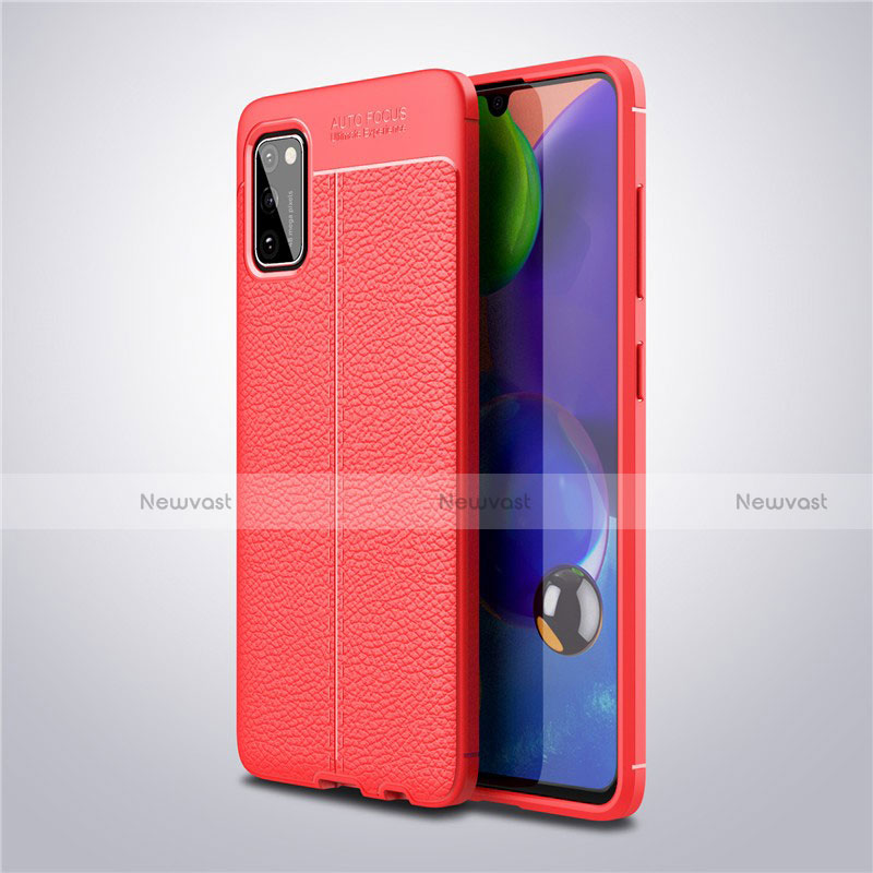 Soft Silicone Gel Leather Snap On Case Cover S01 for Samsung Galaxy A41